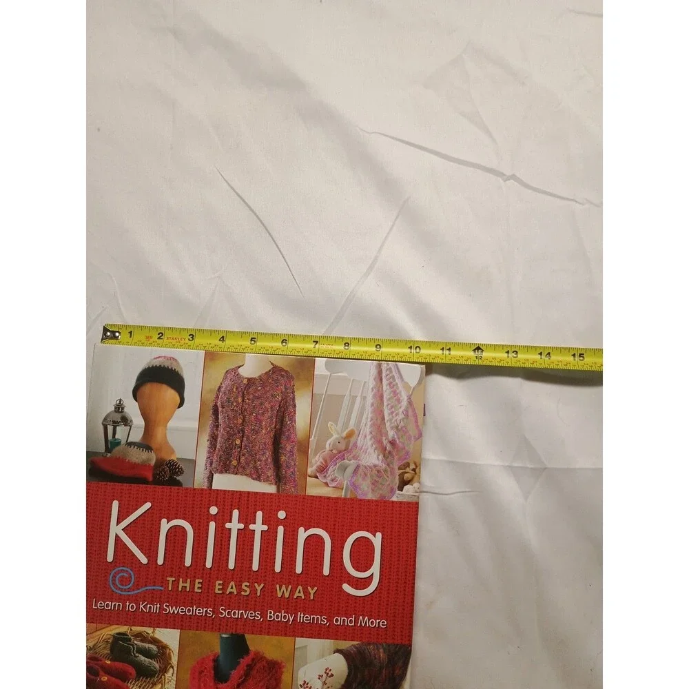 Publications Intl Knitting the Easy Way Pattern Book Sweaters Scarves Baby 70052